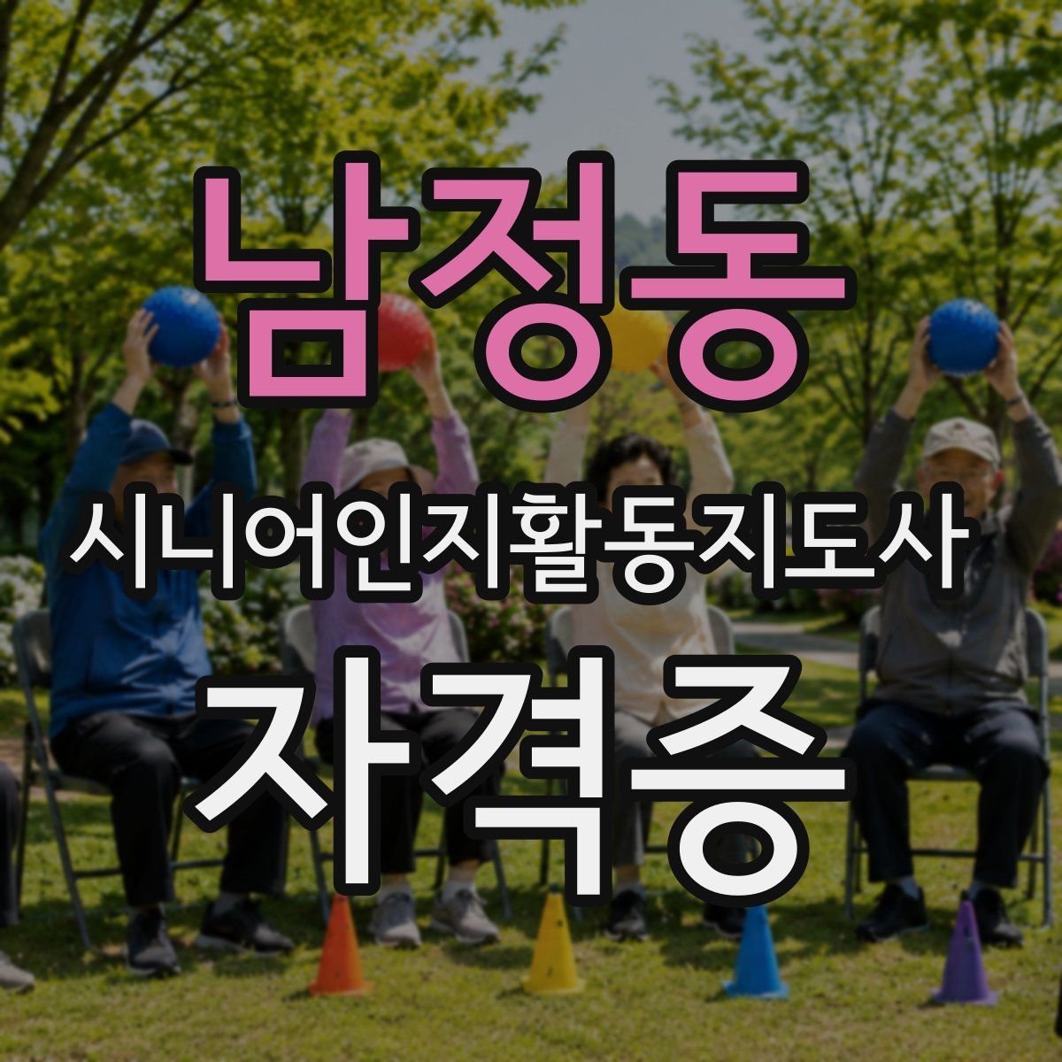 남정동 시니어인지활동지도사 자격증