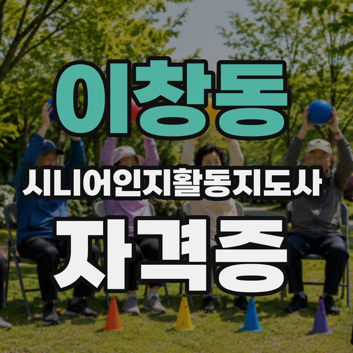 이창동 시니어인지활동지도사 자격증