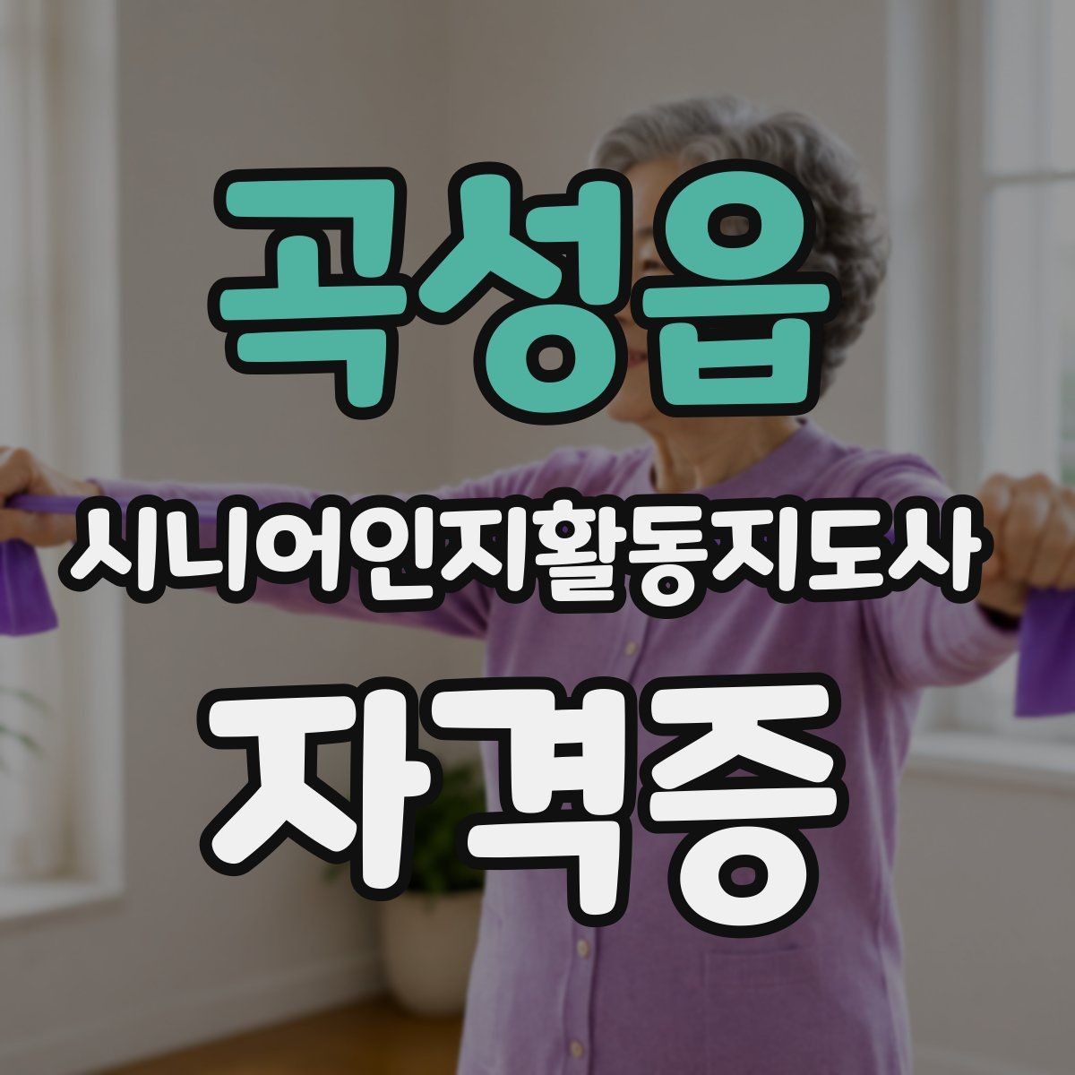 곡성읍 시니어인지활동지도사 자격증 일정 관리가 중요한 이유