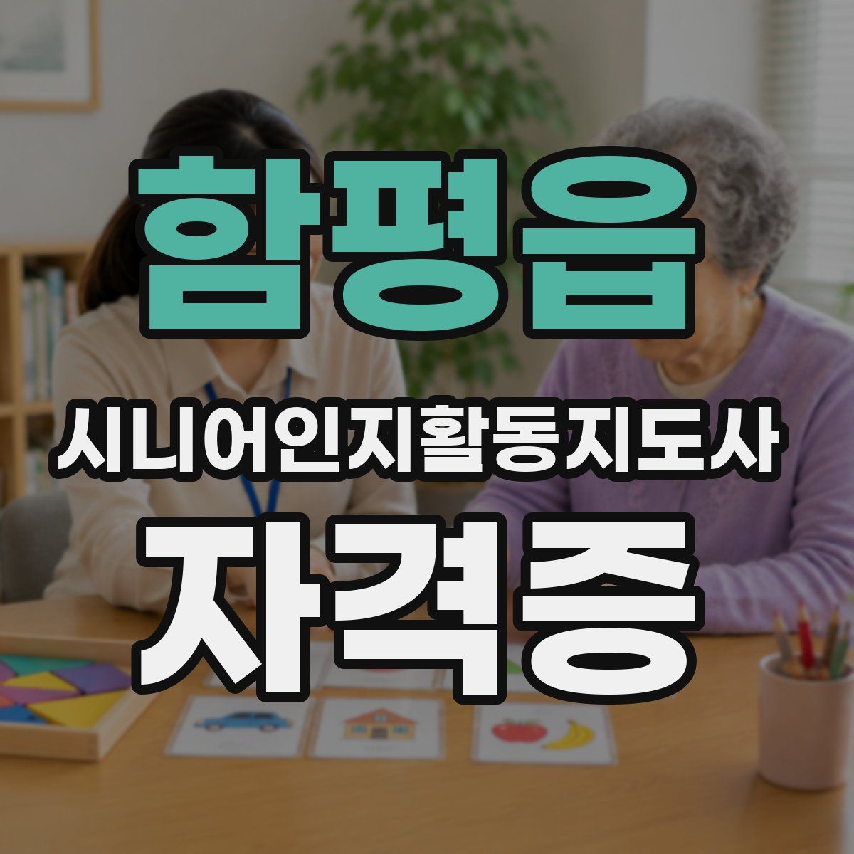 함평읍 시니어인지활동지도사 자격증