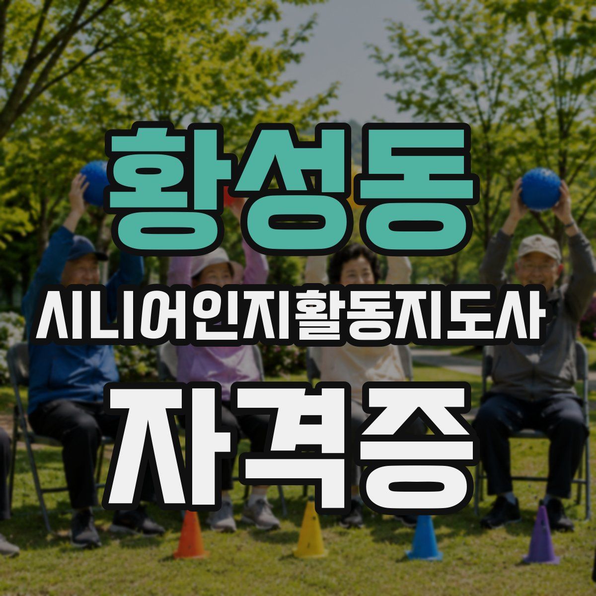 황성동 시니어인지활동지도사 자격증