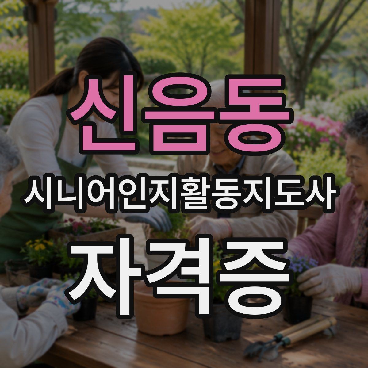 신음동 시니어인지활동지도사 자격증 초반 학습에서 중요한 부분