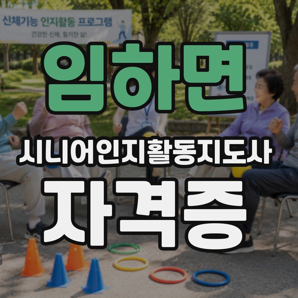 임하면 시니어인지활동지도사 자격증 수강료와 환불 규정 확인 포인트