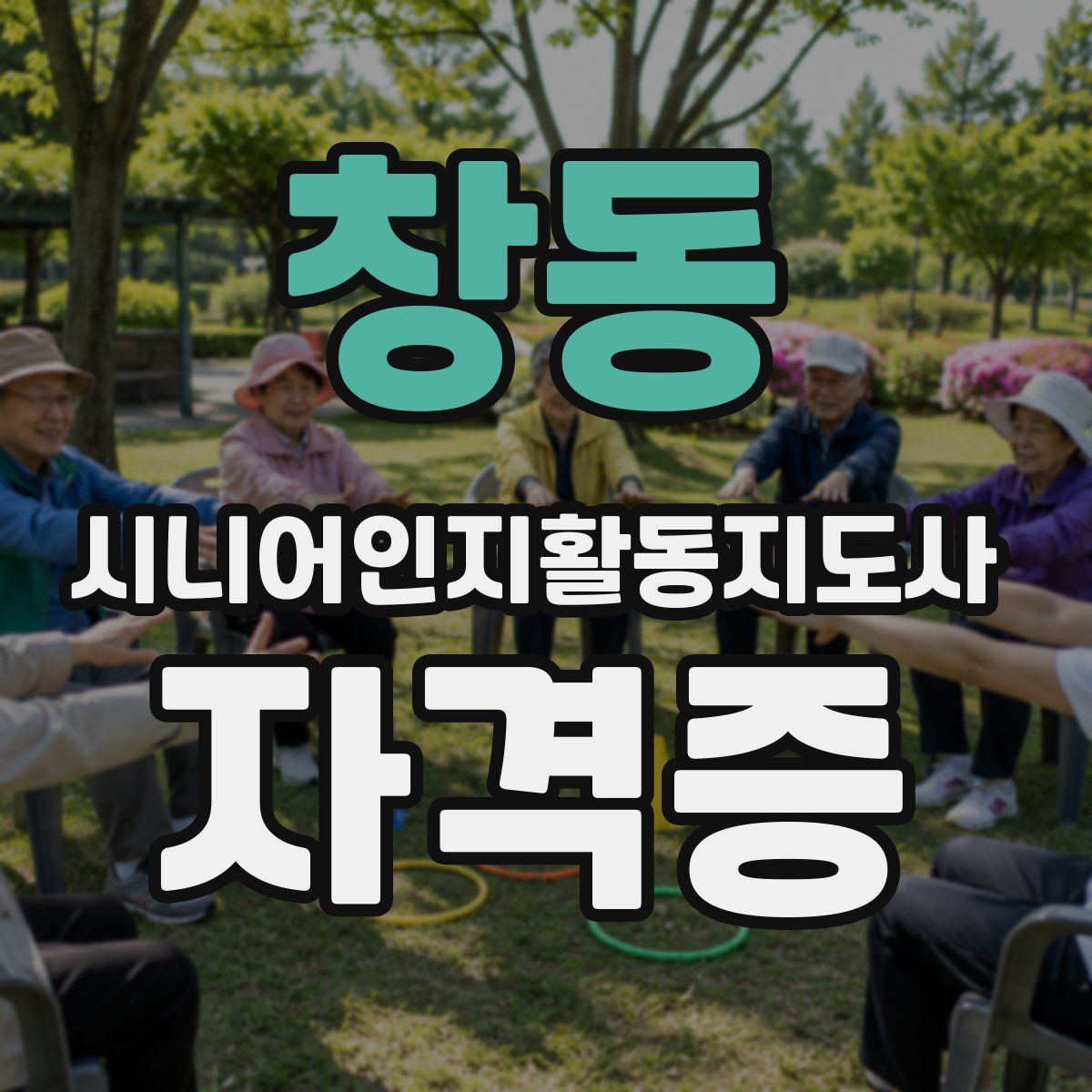 창동 시니어인지활동지도사 자격증