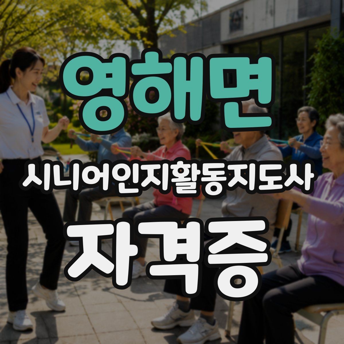 영해면 시니어인지활동지도사 자격증 시험 대비 요약 노트 활용법