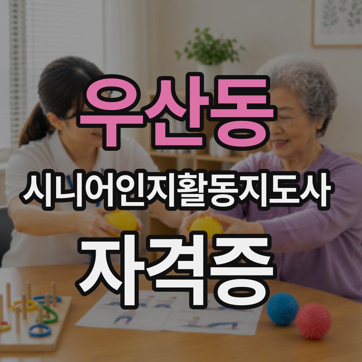 우산동 시니어인지활동지도사 자격증