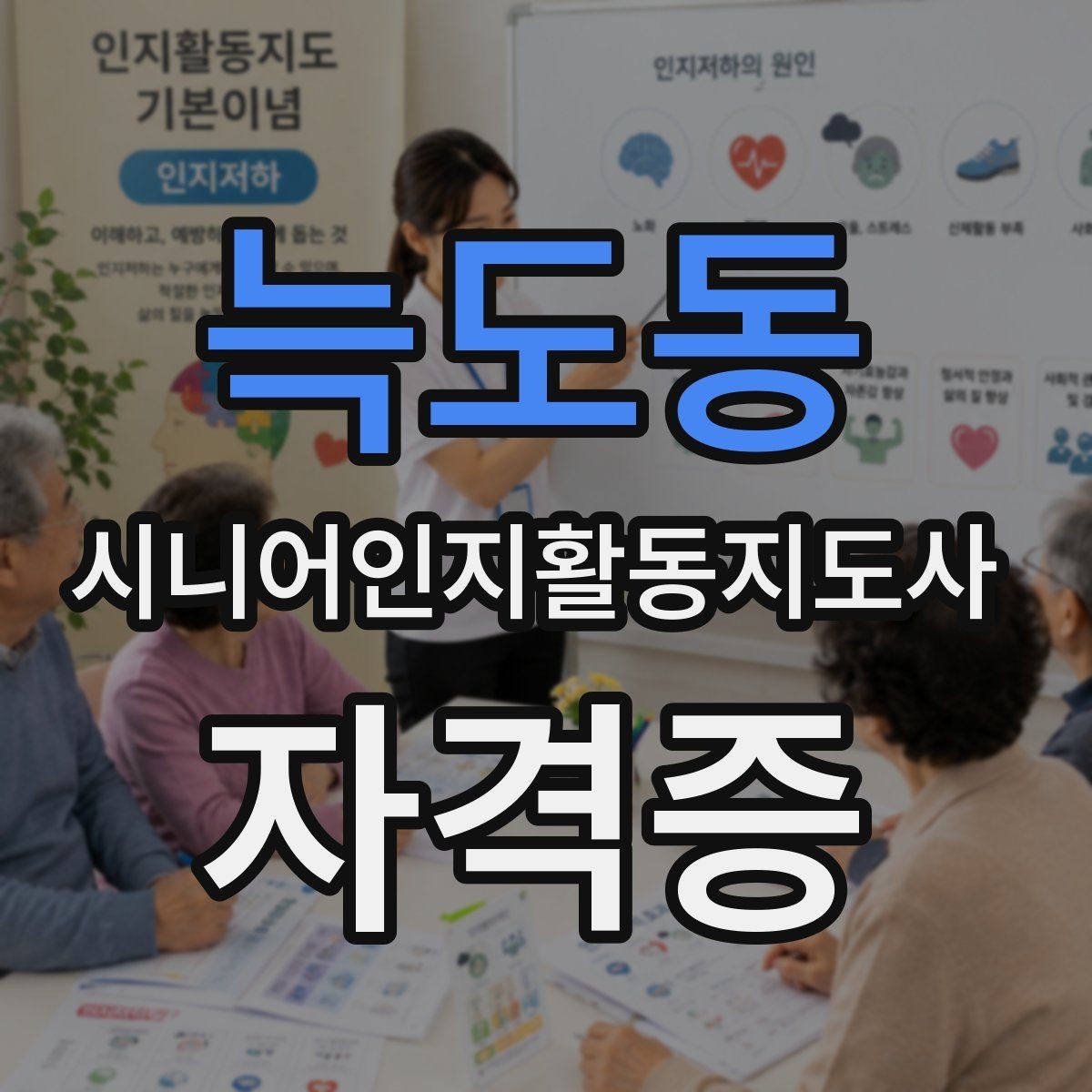 늑도동 시니어인지활동지도사 자격증 준비와 병행하기 좋은 학습 습관