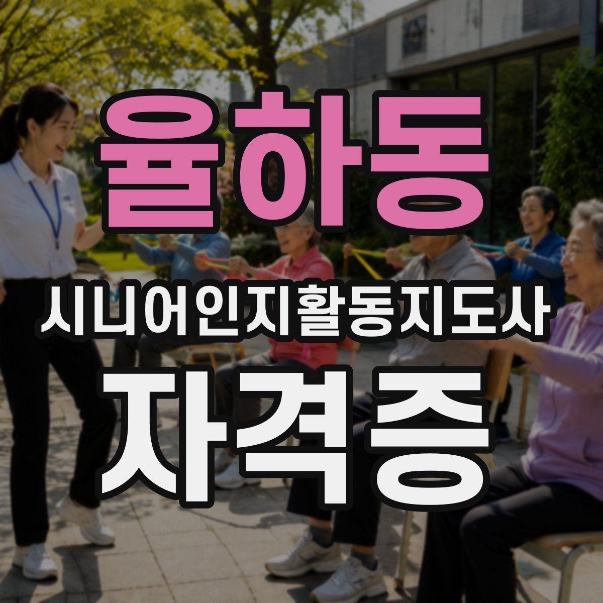 율하동 시니어인지활동지도사 자격증 수업 후 복습이 중요한 이유