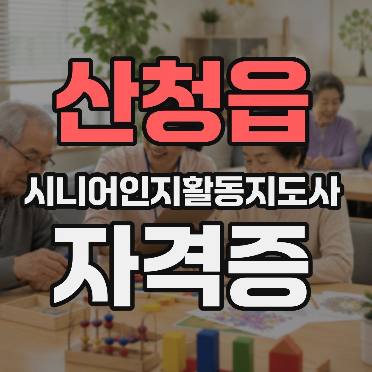 산청읍 시니어인지활동지도사 자격증 오프라인 수업 선택 기준