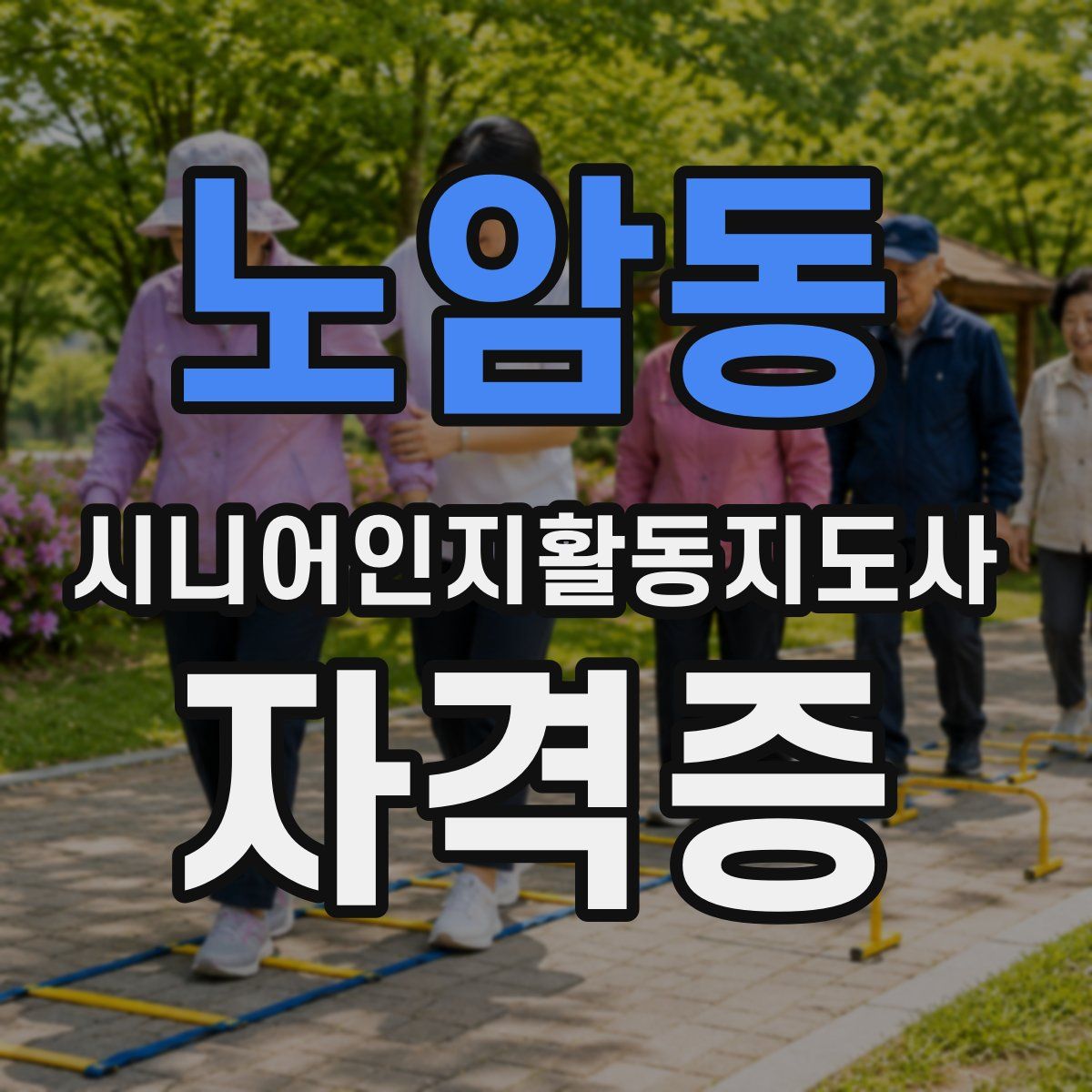 노암동 시니어인지활동지도사 자격증