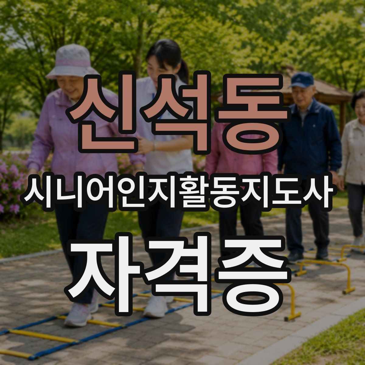 신석동 시니어인지활동지도사 자격증