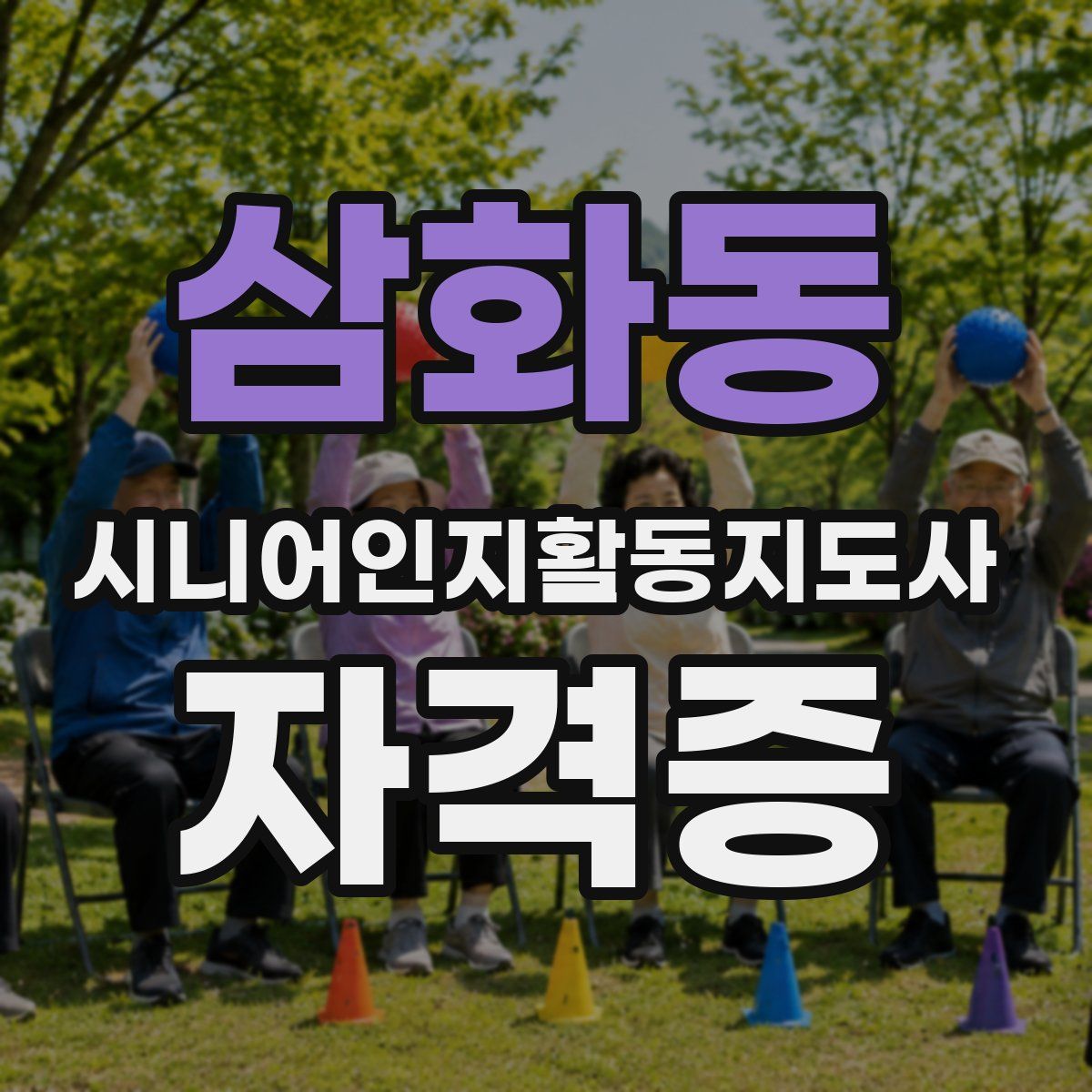삼화동 시니어인지활동지도사 자격증