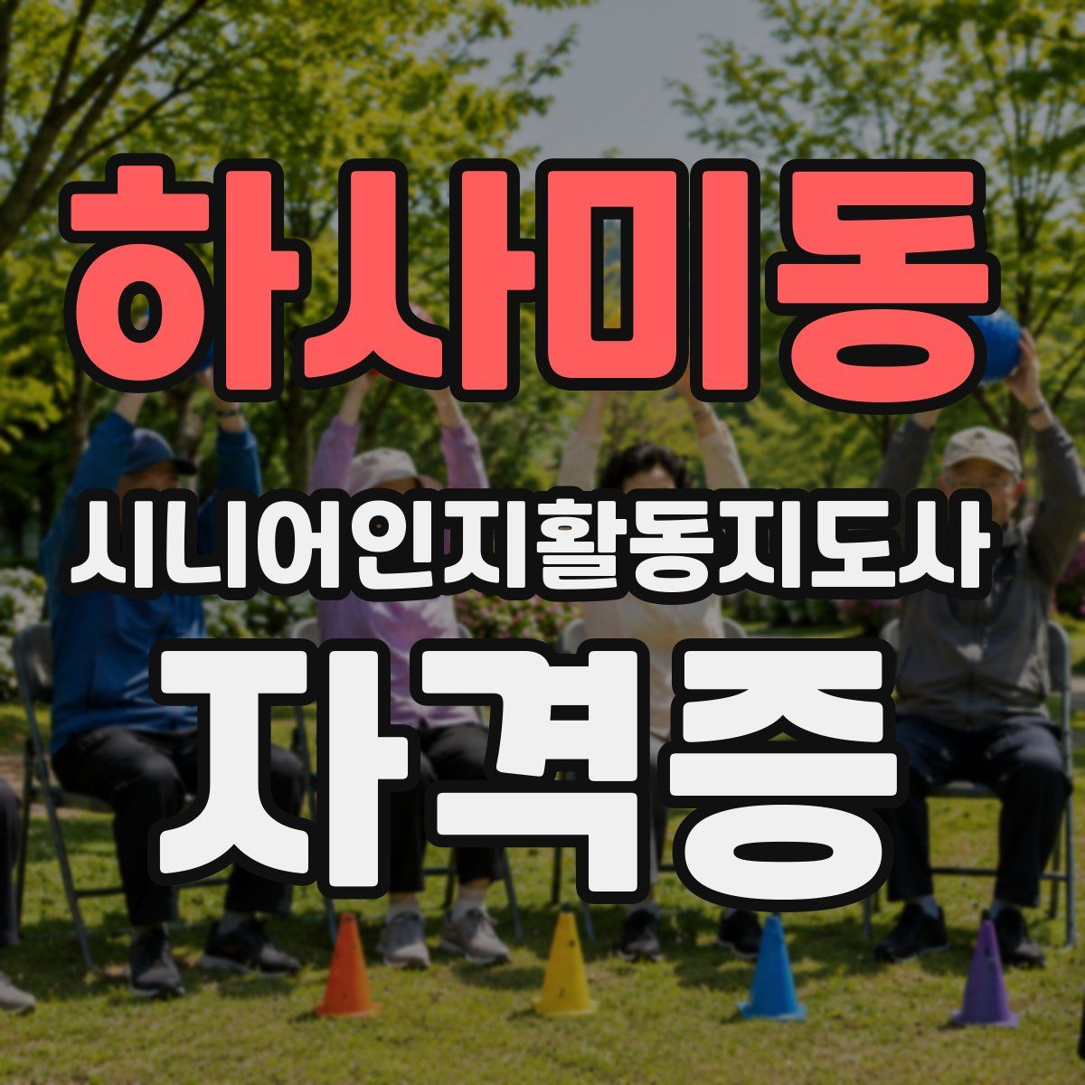하사미동 시니어인지활동지도사 자격증