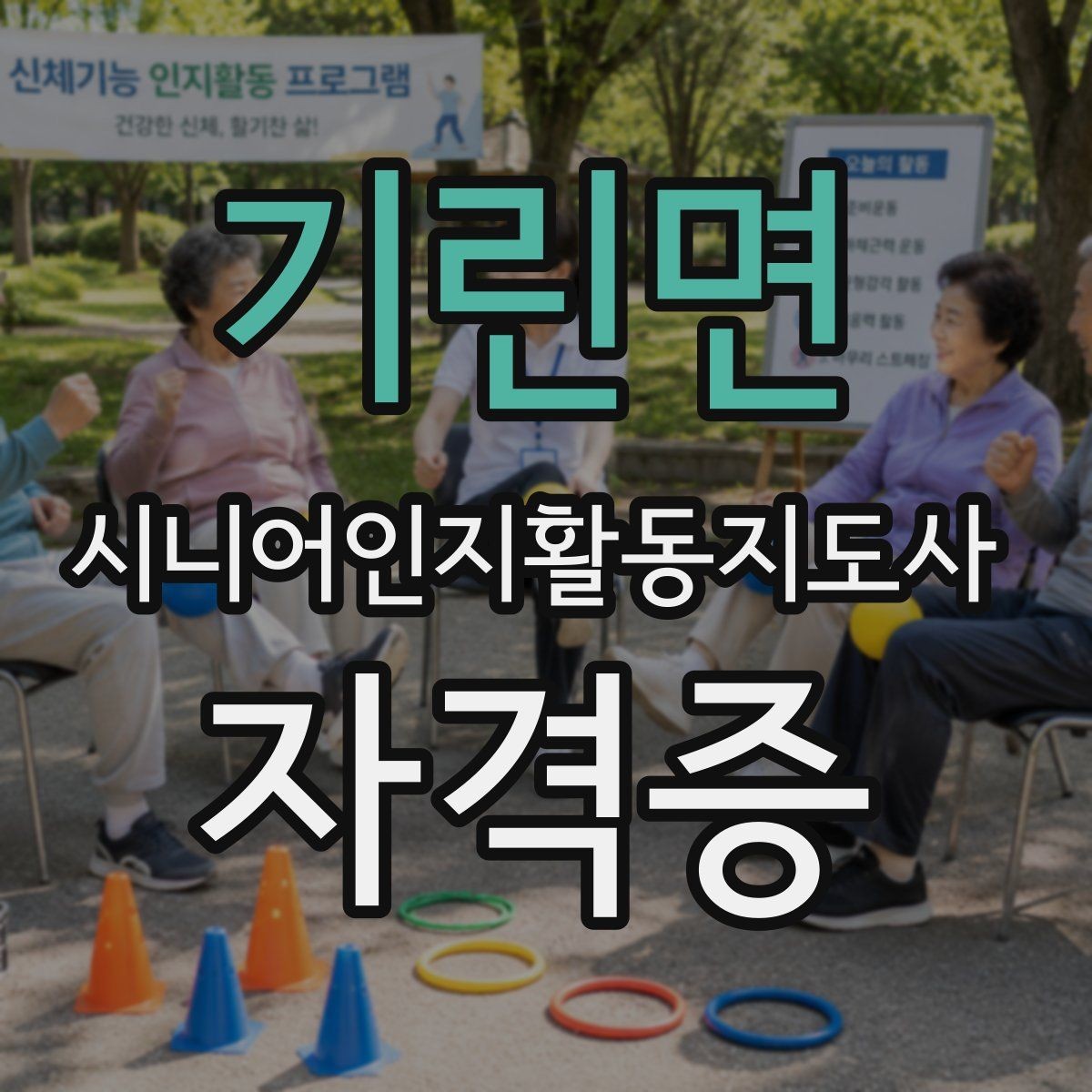 기린면 시니어인지활동지도사 자격증 준비에 적합한 사람은 누구일까