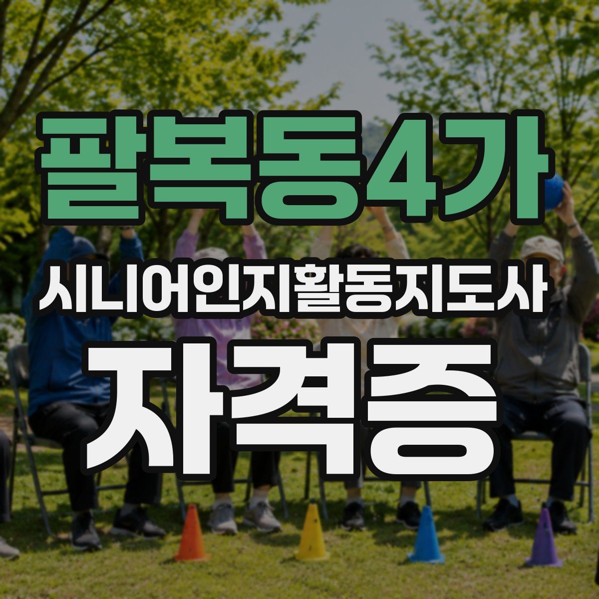 팔복동4가 시니어인지활동지도사 자격증