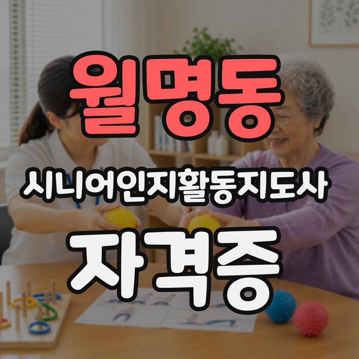 월명동 시니어인지활동지도사 자격증