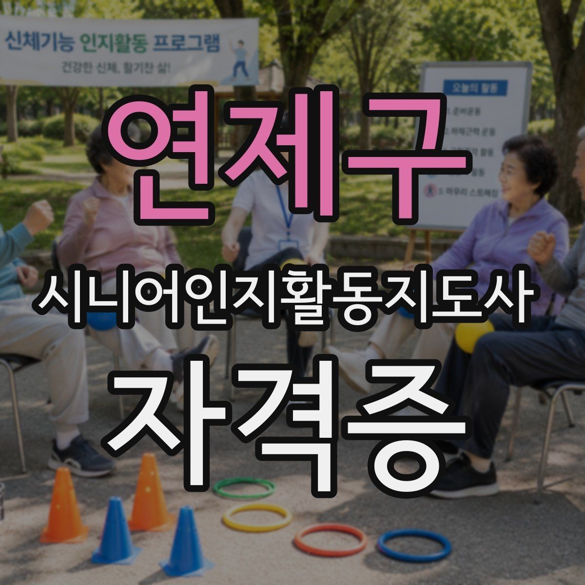 연제구 시니어인지활동지도사 자격증 실제 합격 준비 사례