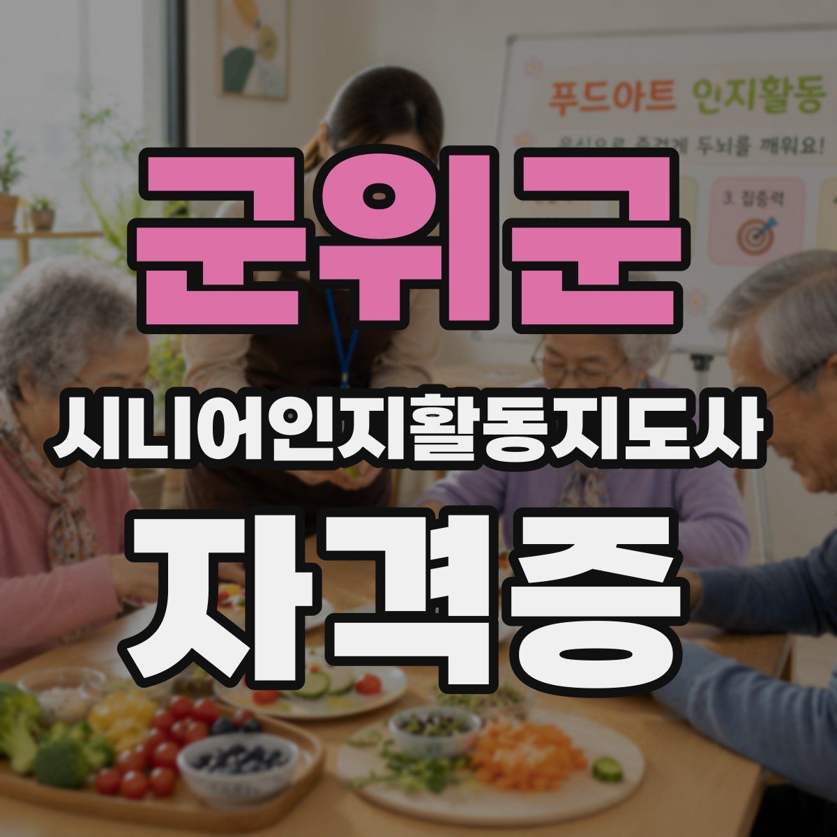 군위군 시니어인지활동지도사 자격증