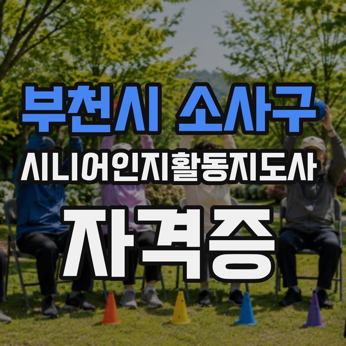 부천시 소사구 시니어인지활동지도사 자격증