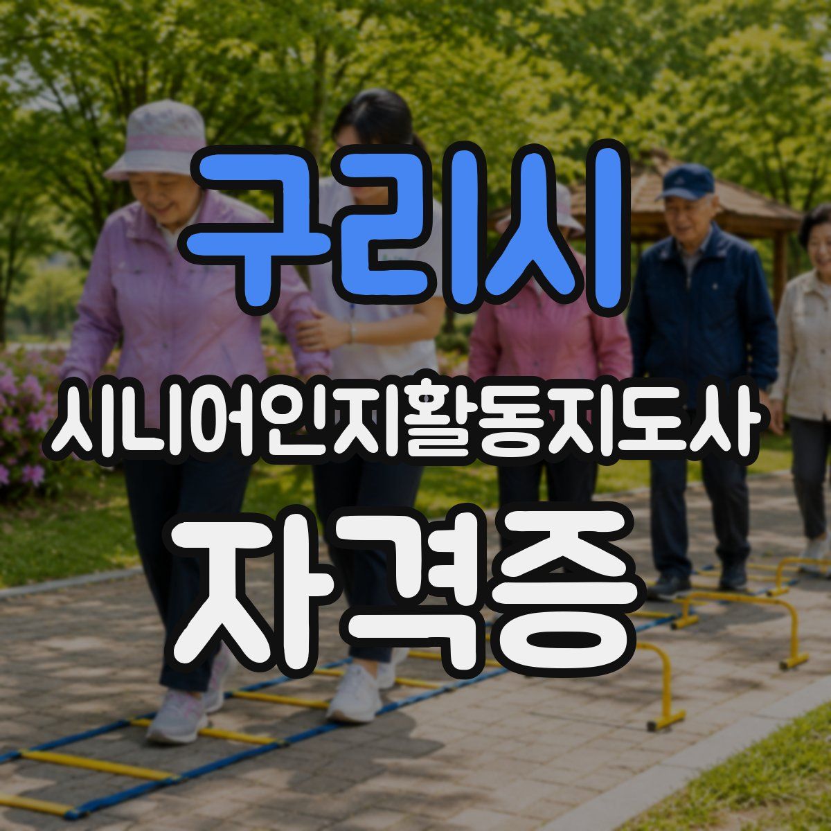 구리시 시니어인지활동지도사 자격증