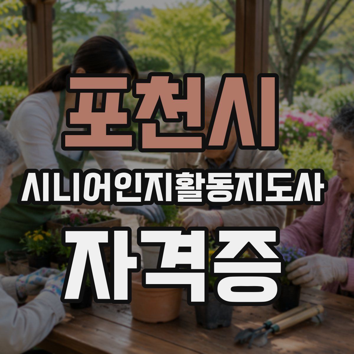 포천시 시니어인지활동지도사 자격증