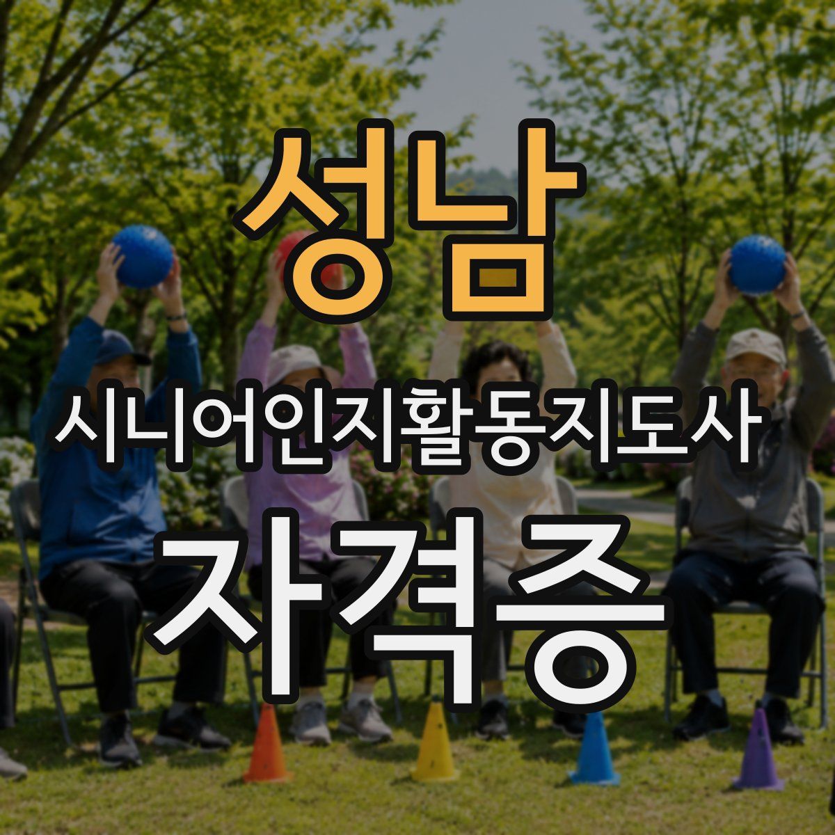 성남 시니어인지활동지도사 자격증