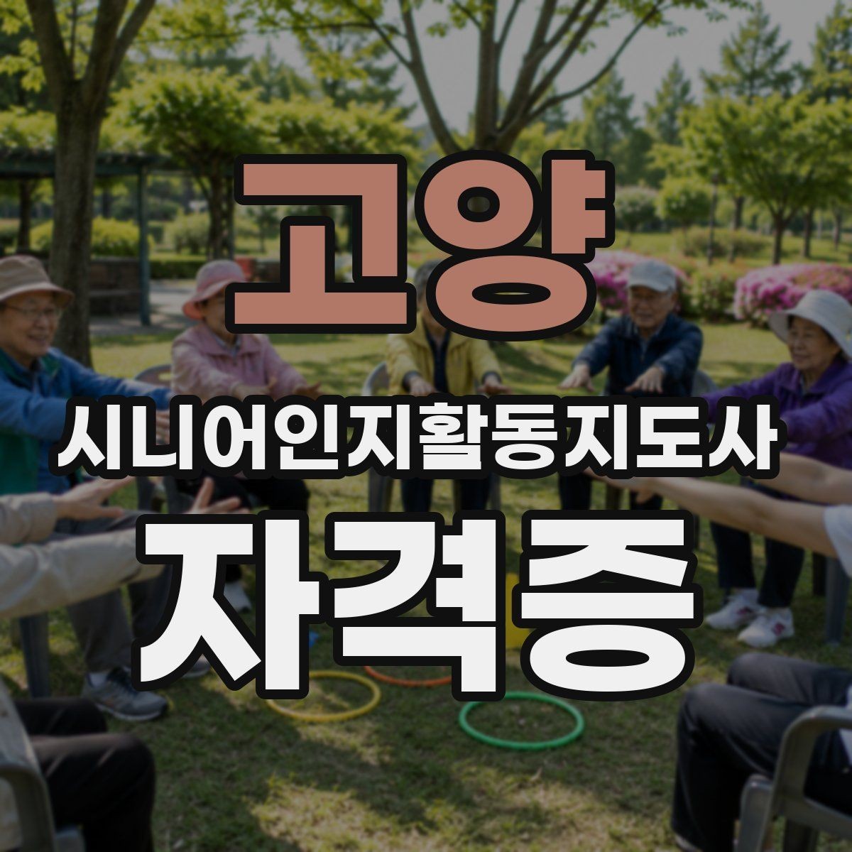 고양 시니어인지활동지도사 자격증 준비 기간은 얼마나 걸릴까