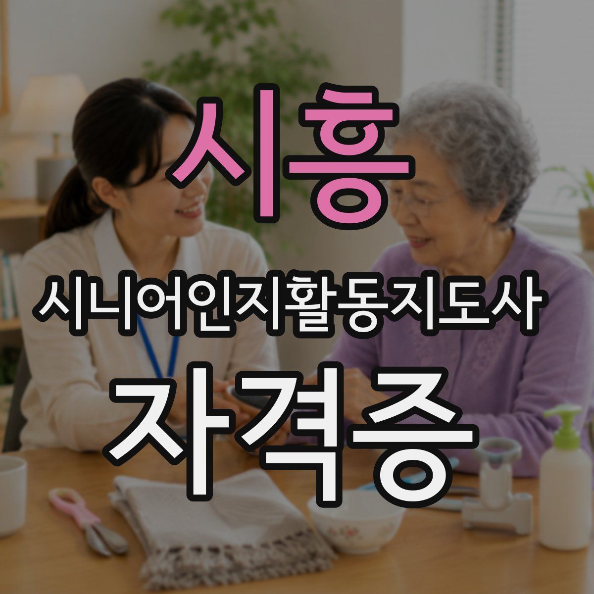 시흥 시니어인지활동지도사 자격증