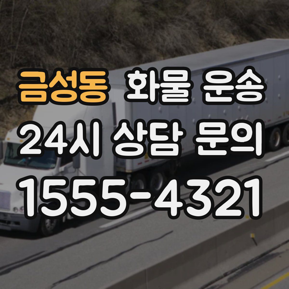 금성동 화물 운송