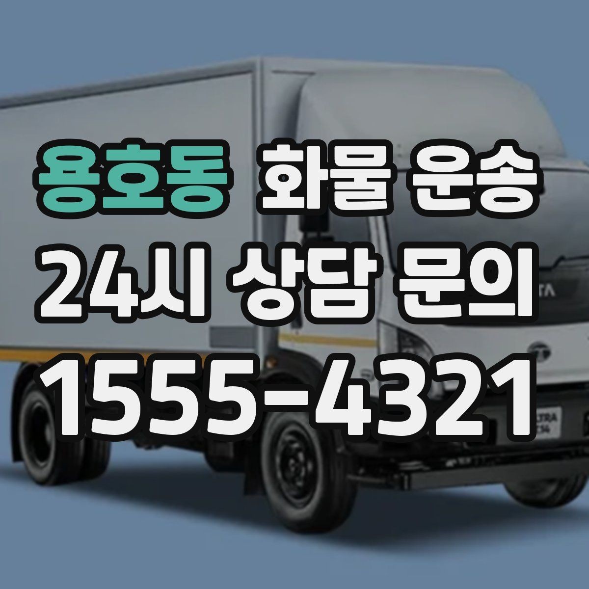 용호동 화물 운송 2.5톤이 필요한 화물 조건 정리