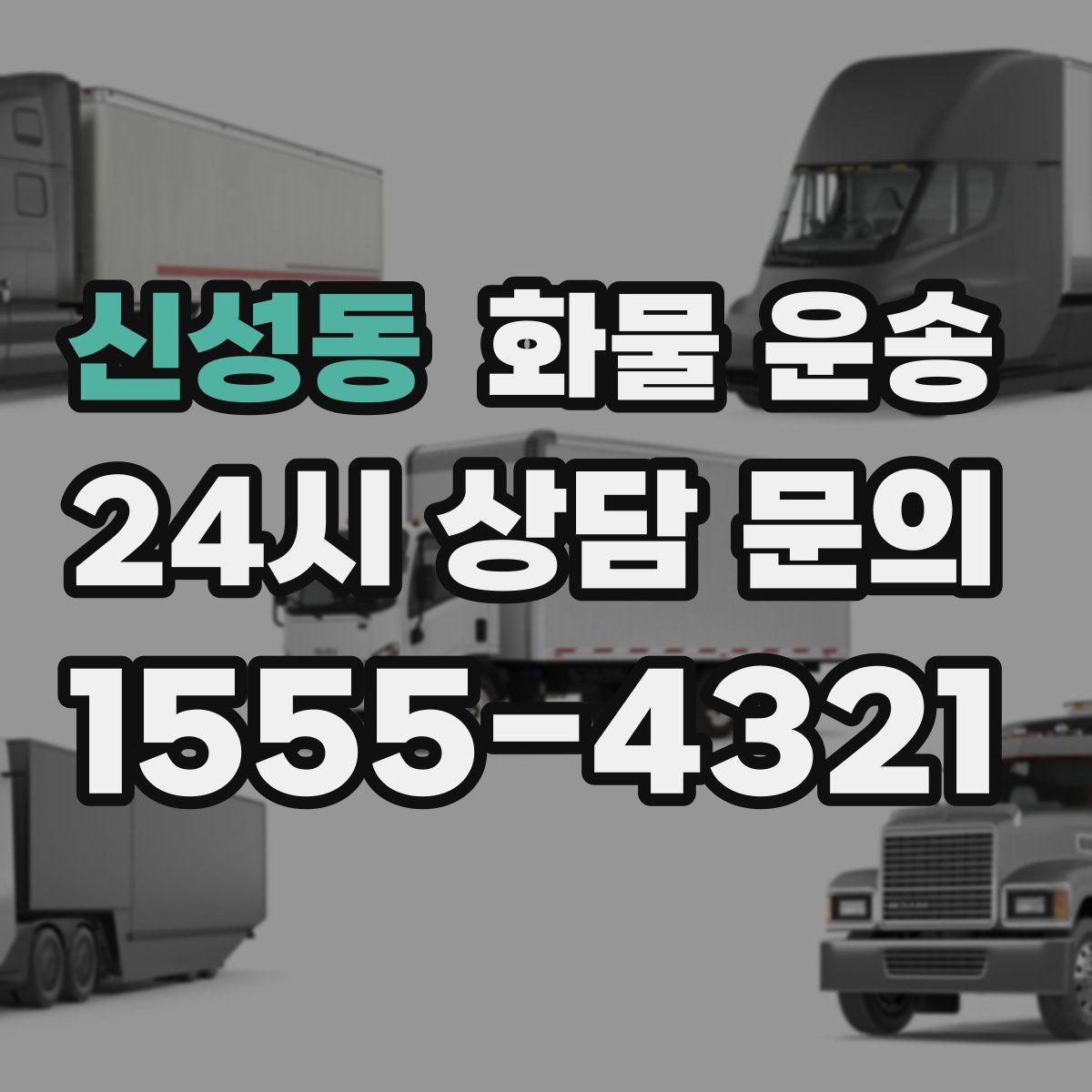 신성동 화물 운송