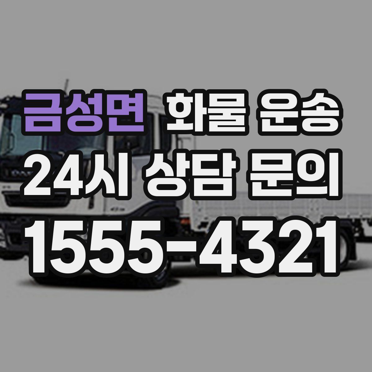 금성면 화물 운송