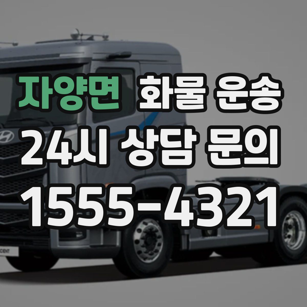 자양면 화물 운송