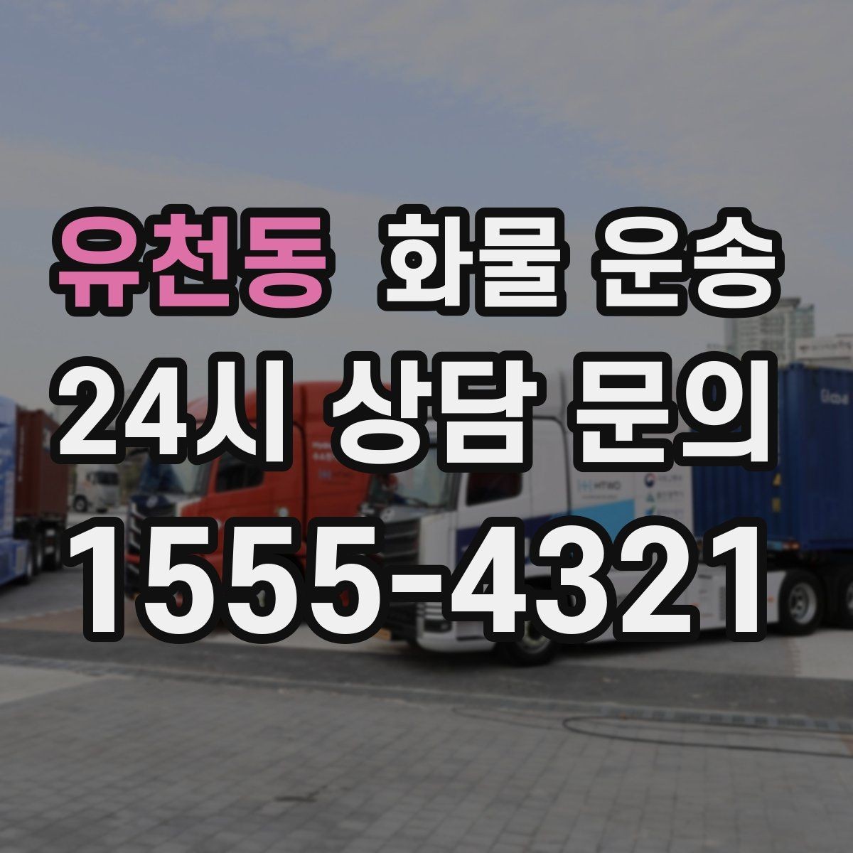 유천동 화물 운송 왕복 운송이 필요한 경우 비용 구조