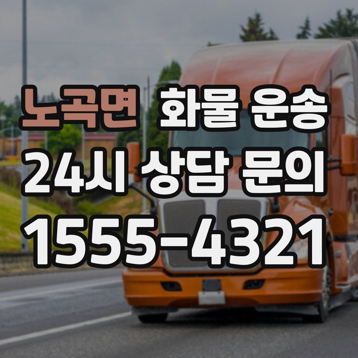 노곡면 화물 운송