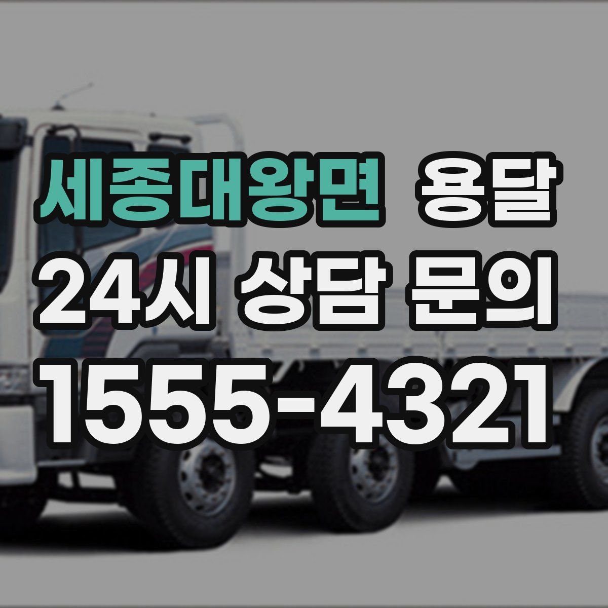 세종대왕면 용달