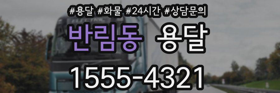 반림동 용달