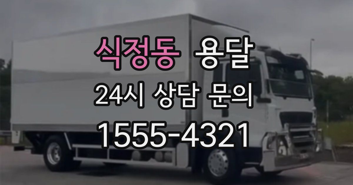 식정동 용달