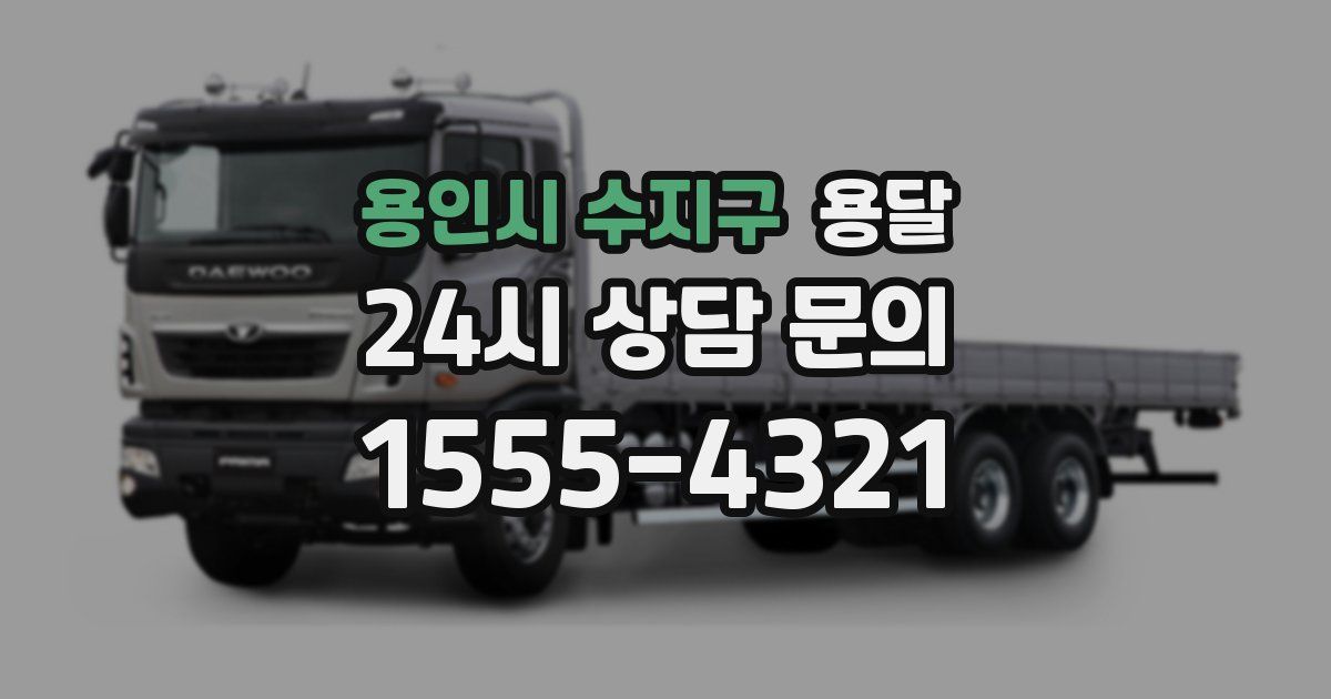 용인시 수지구 용달