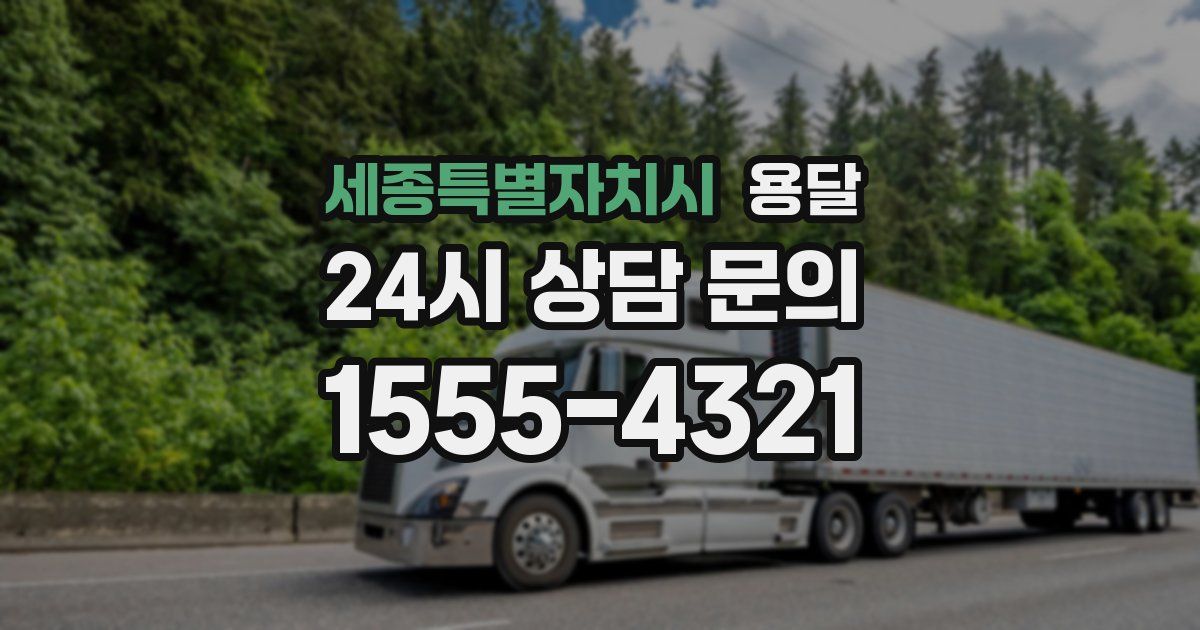 세종특별자치시 용달