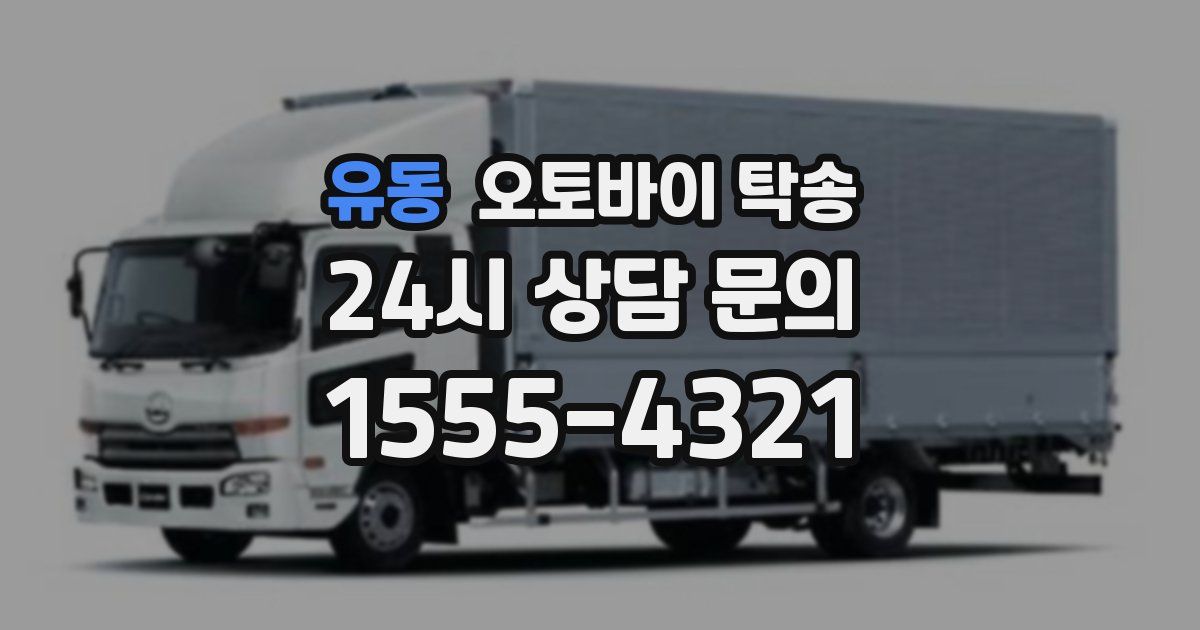 유동 오토바이 탁송