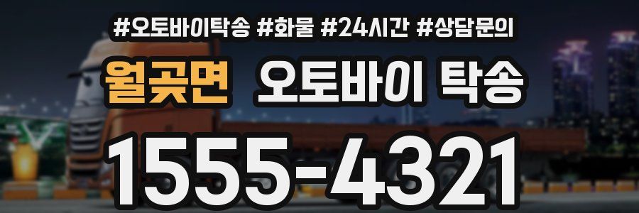 월곶면 오토바이 탁송