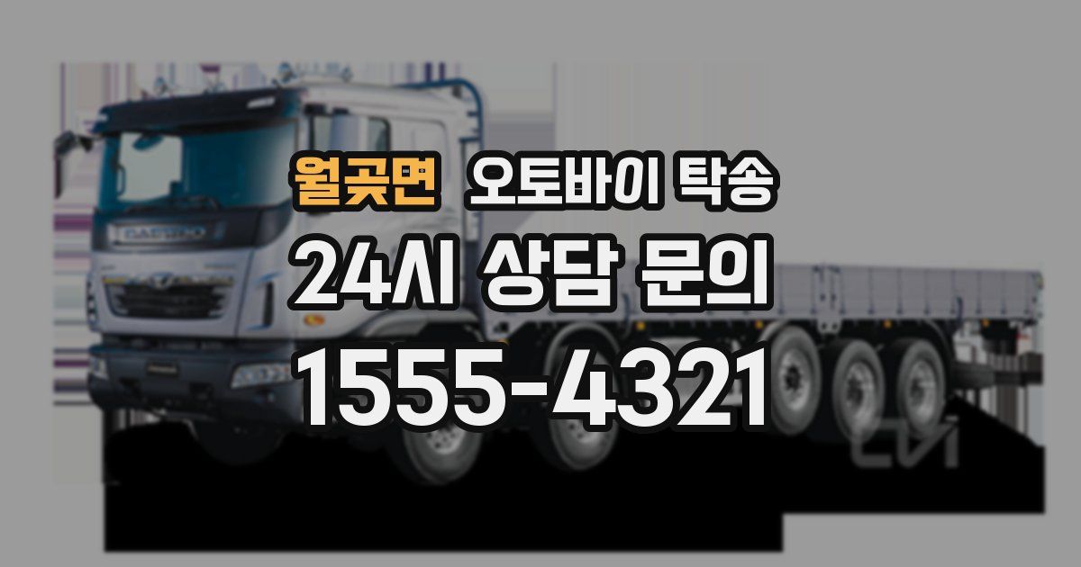 월곶면 오토바이 탁송