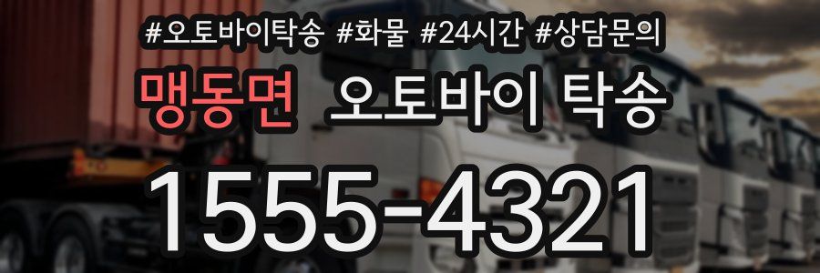 맹동면 오토바이 탁송