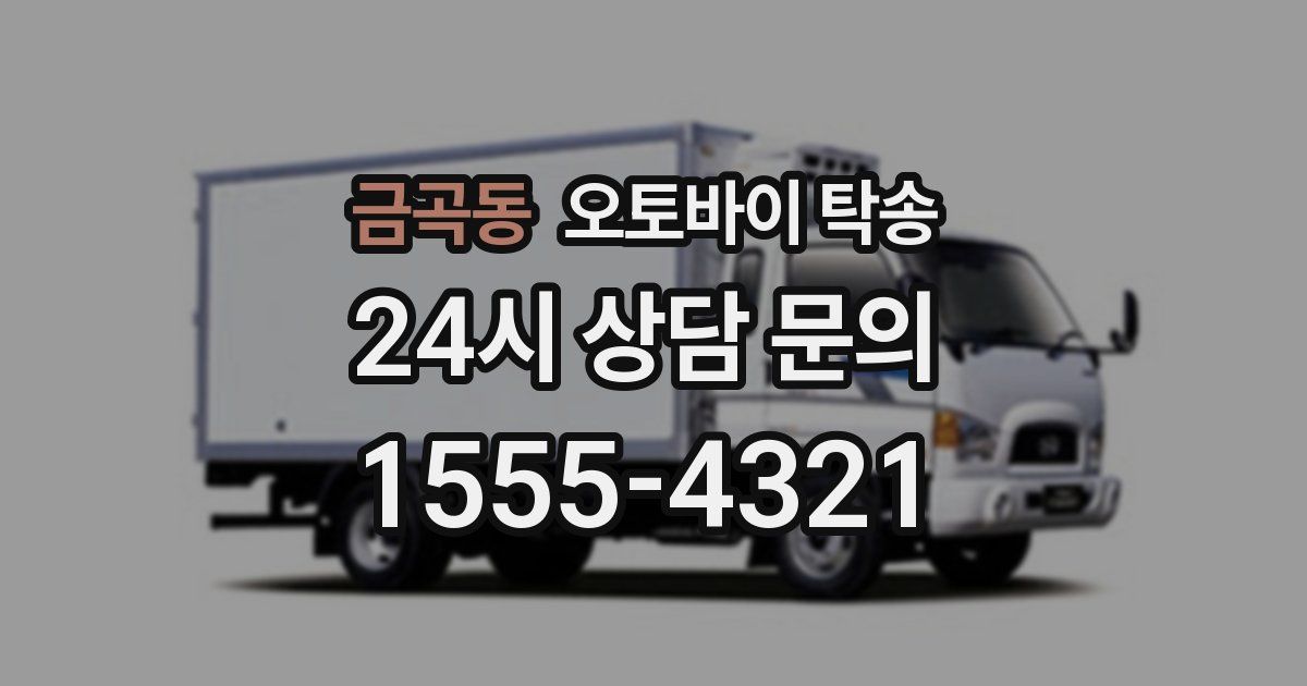 금곡동 오토바이 탁송