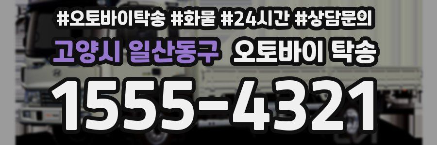 고양시 일산동구 오토바이 탁송
