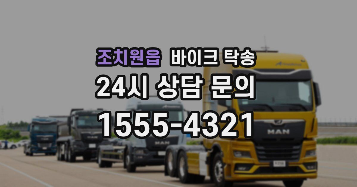 조치원읍 바이크 탁송