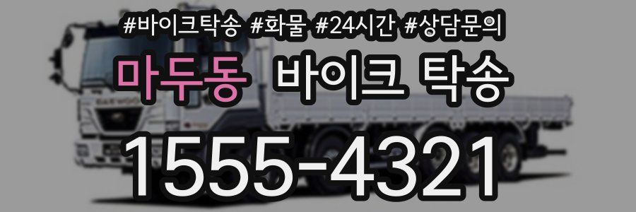 마두동 바이크 탁송