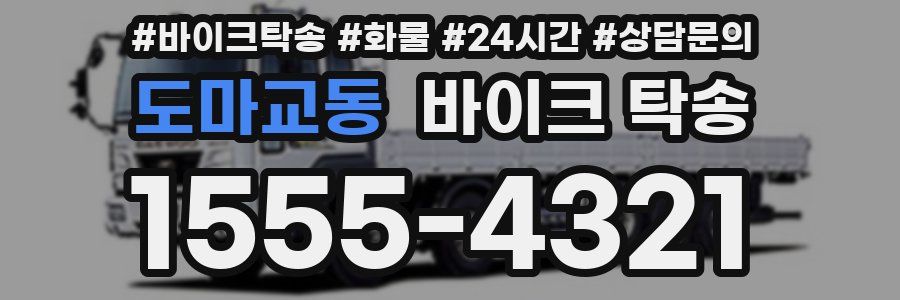 도마교동 바이크 탁송