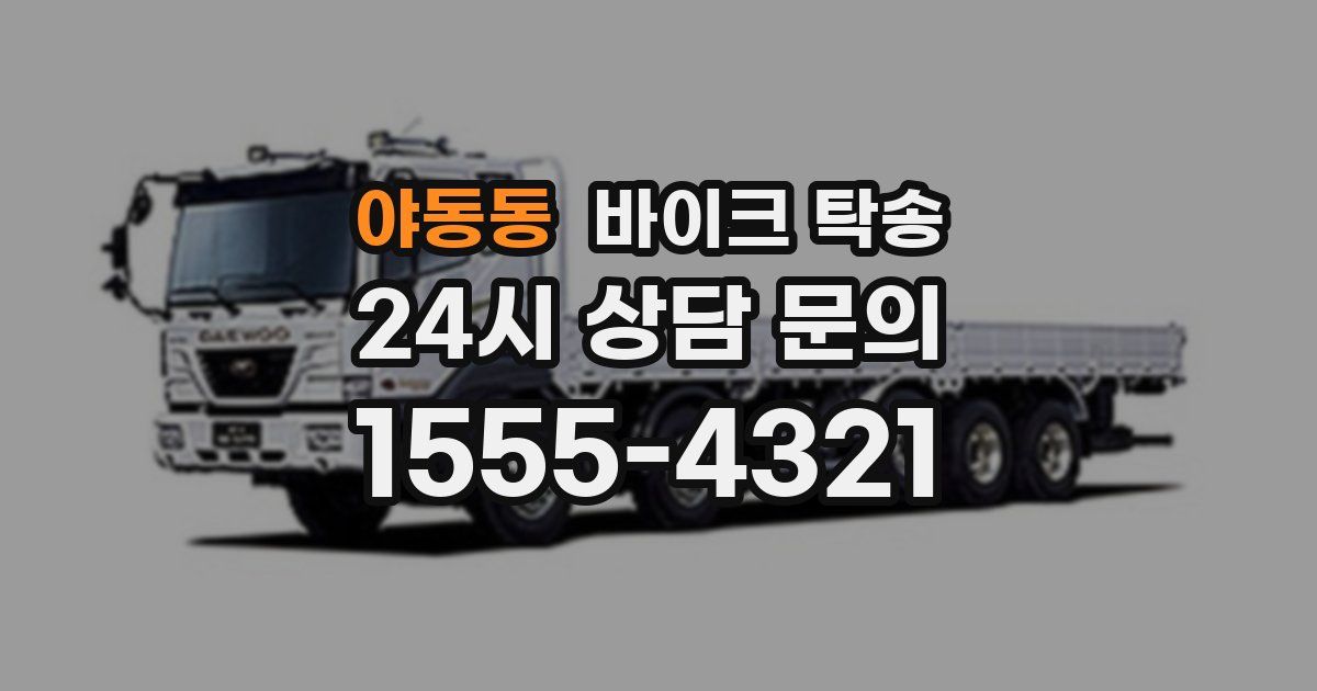 야동동 바이크 탁송